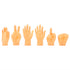Soft Multi- Shape Small Hand Model Finger Cots for Cat Massage Finger Cots Set Finger Puppet