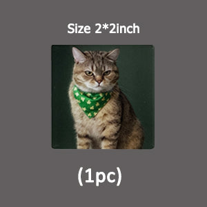 Custom Fridge Magnet Square Photo Refrigerator Magnets Office Kitchen School Metal Locker Toolbox Decoration Square