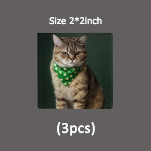 Custom Fridge Magnet Square Photo Refrigerator Magnets Office Kitchen School Metal Locker Toolbox Decoration Square