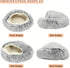 Cozy Shell-Shaped Cat Bed - Plush, Thickened Pet Nest with Non-Slip Waterproof Bottom for Cats & Small Dogs