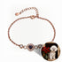 Personalized Pet Photo Projection Bracelet - Custom Dog Cat Picture Jewelry Memorial Gift for Pet Lovers