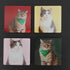 Custom Fridge Magnet Square Photo Refrigerator Magnets Office Kitchen School Metal Locker Toolbox Decoration Square