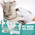 2pcs Pet Cleaning Gloves, Efficient Deodorization And Odor Removal, Perfect For Dry And Wet Cleaning