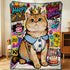 Custom Pet Photo Blanket - Personalized Dog Cat Portrait Fleece Blanket - Unique Christmas Birthday Gift for Pet Lovers